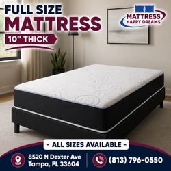 💥Brand New 10” Inch Full Size Mattress - Same-Day Pickup & Delivery Available