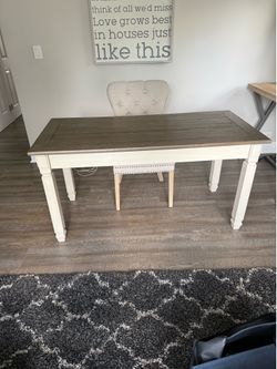Desk with chair