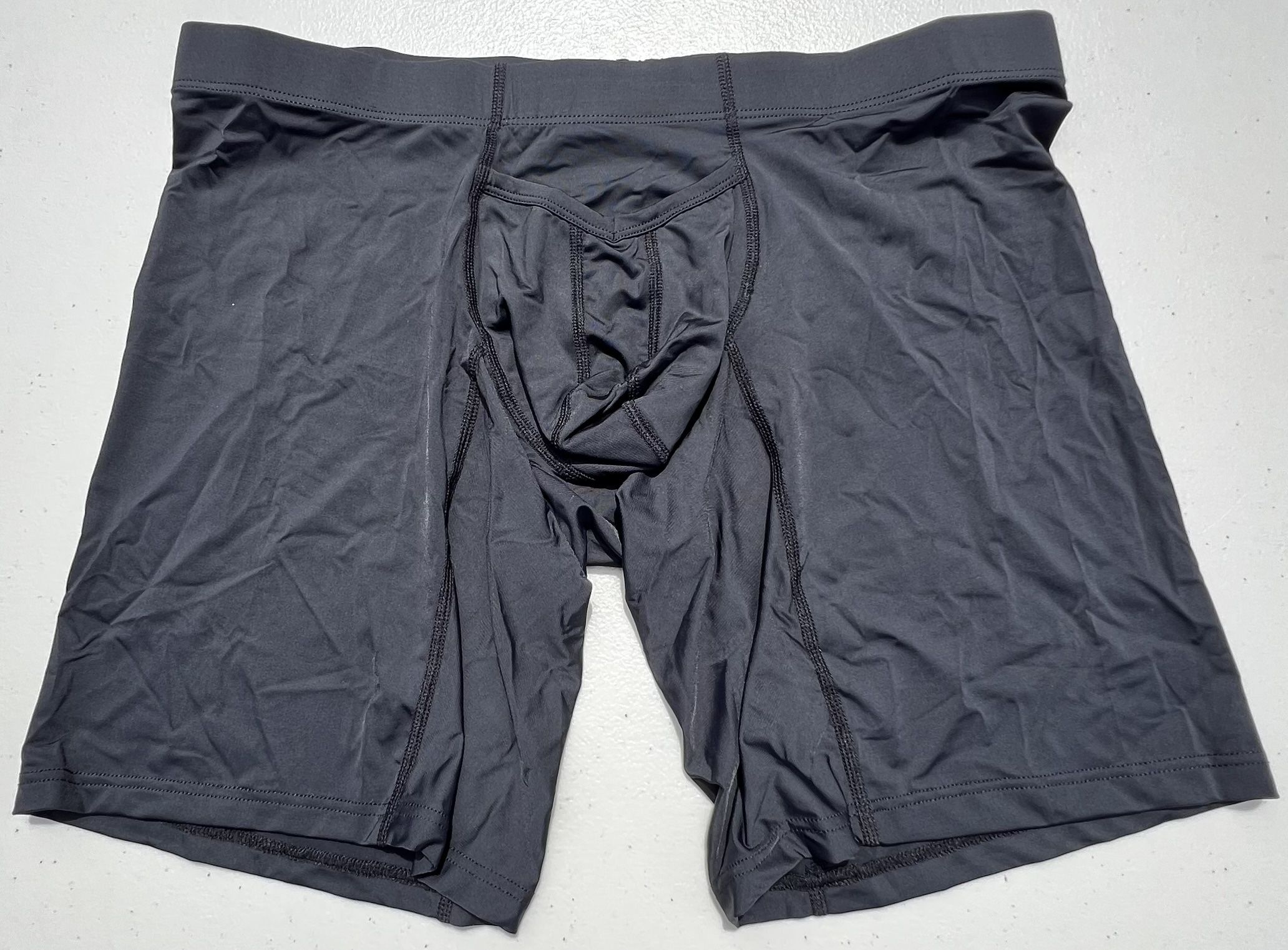 Real Men Apparel Nylon XL B-Pouch With V-Fly 9” Inseam 