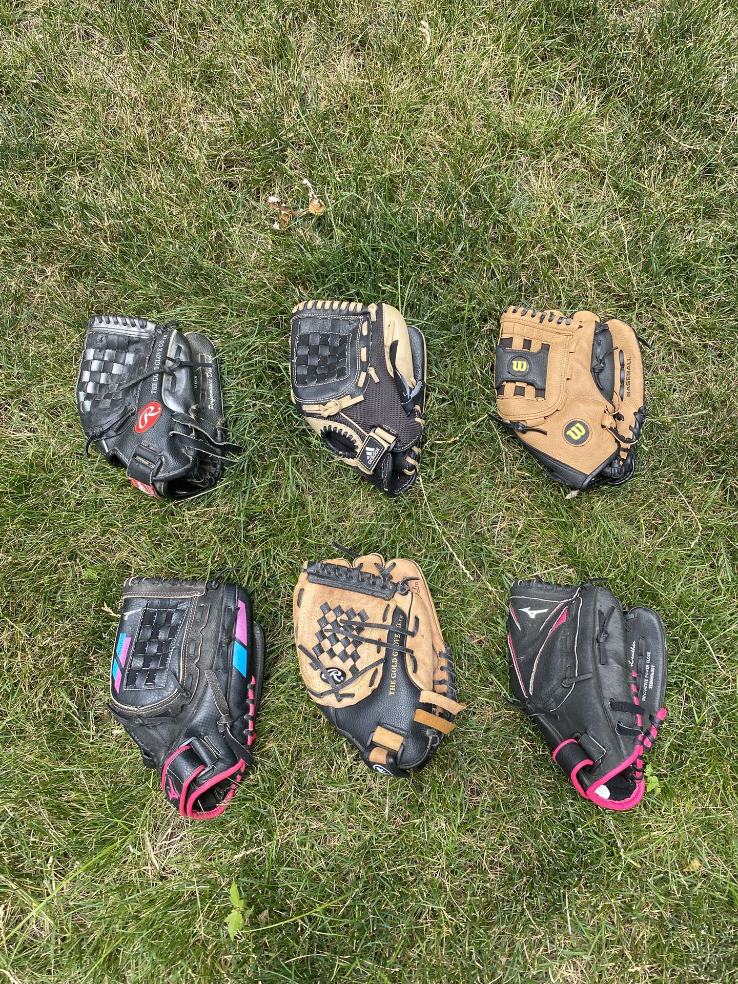 All Leather : Baseball Gloves : $25 Each