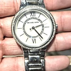 Michael Kors Diamond Encrusted Watch 