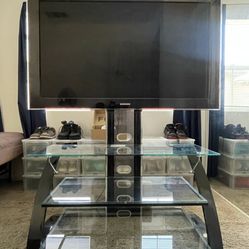 3 Shelve TV Stand For TV's Up To 35 In 