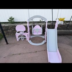 Outdoor Or Indoor Slide Swing Set