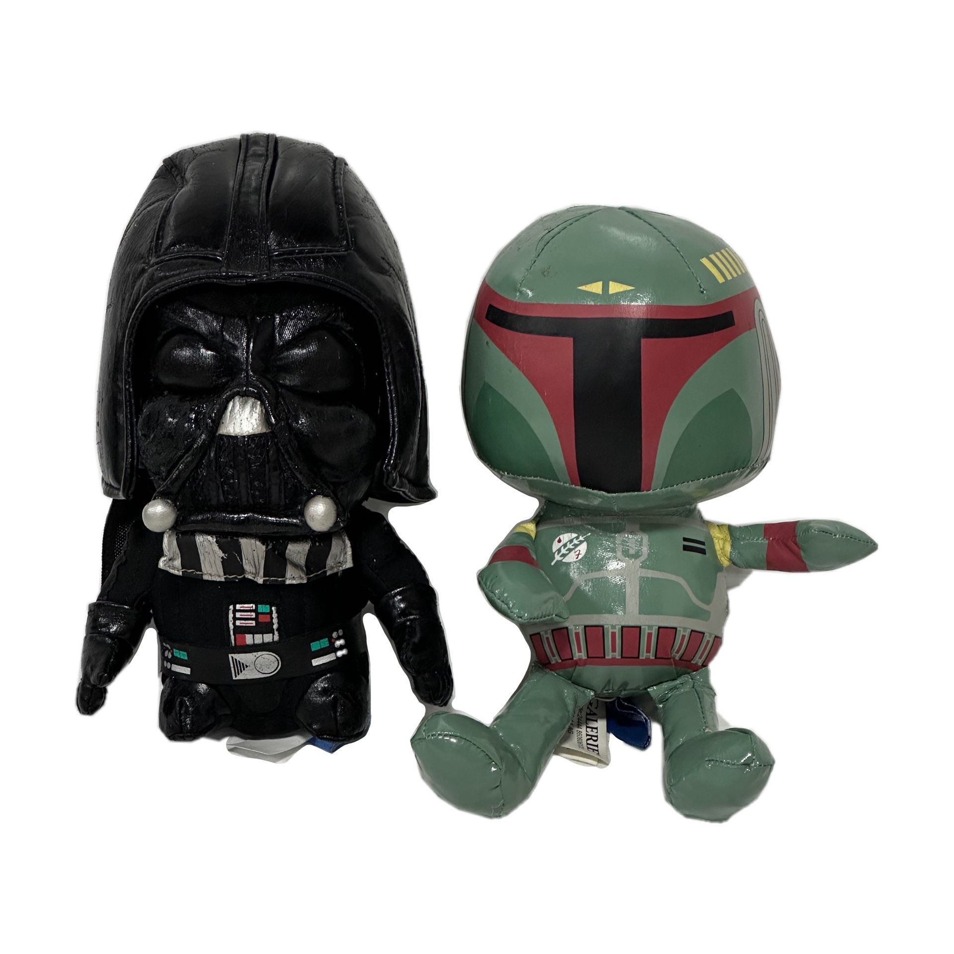 Star Wars Darth Vadar And Boba Fett Stuffed Plushies