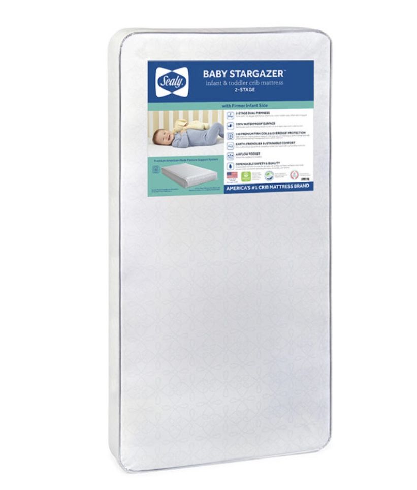 Sealy Baby Stargazer 2-stage Extra Firm Crib Mattress