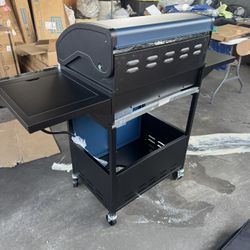 Brand New 4 Burner Bbq Grill BLUE