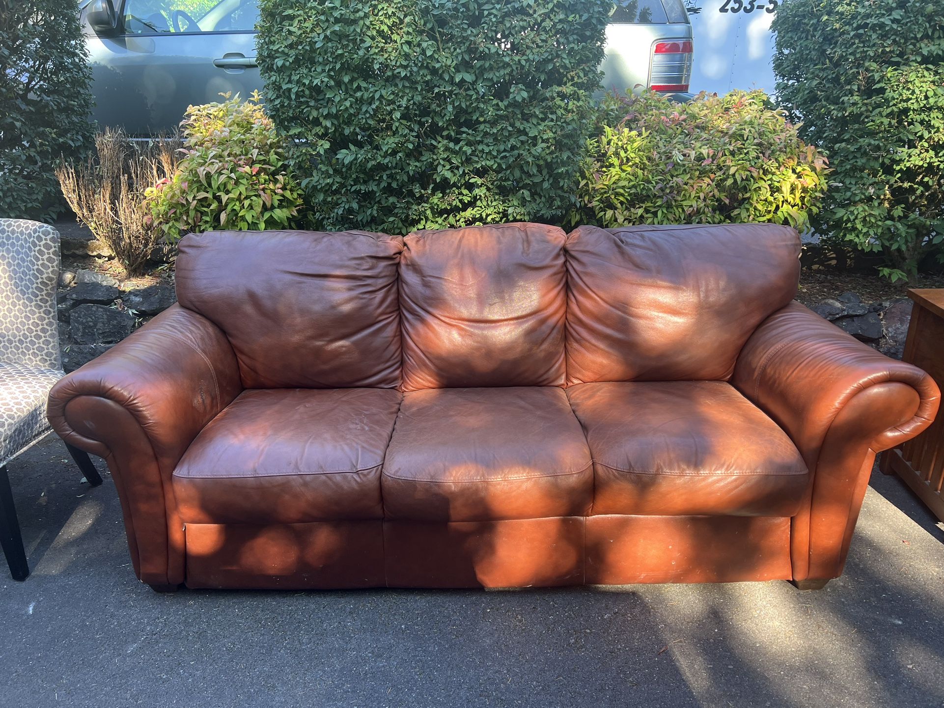 Leather Couch 