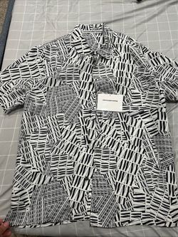 Alexander Wang Hawaiian Silk Button Down Shirt New Tags Size M $200 Firm