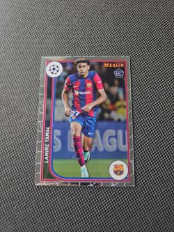 2023-24 Topps Merlin Lamine Yamal Rc Rookie Spain World Cup