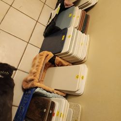 CUSTOM CORIAN CUTTING BOARDS W/ RUBBER FEET VARIOUS SIZES HALF OFF PRICES RANGE $6 TO $11