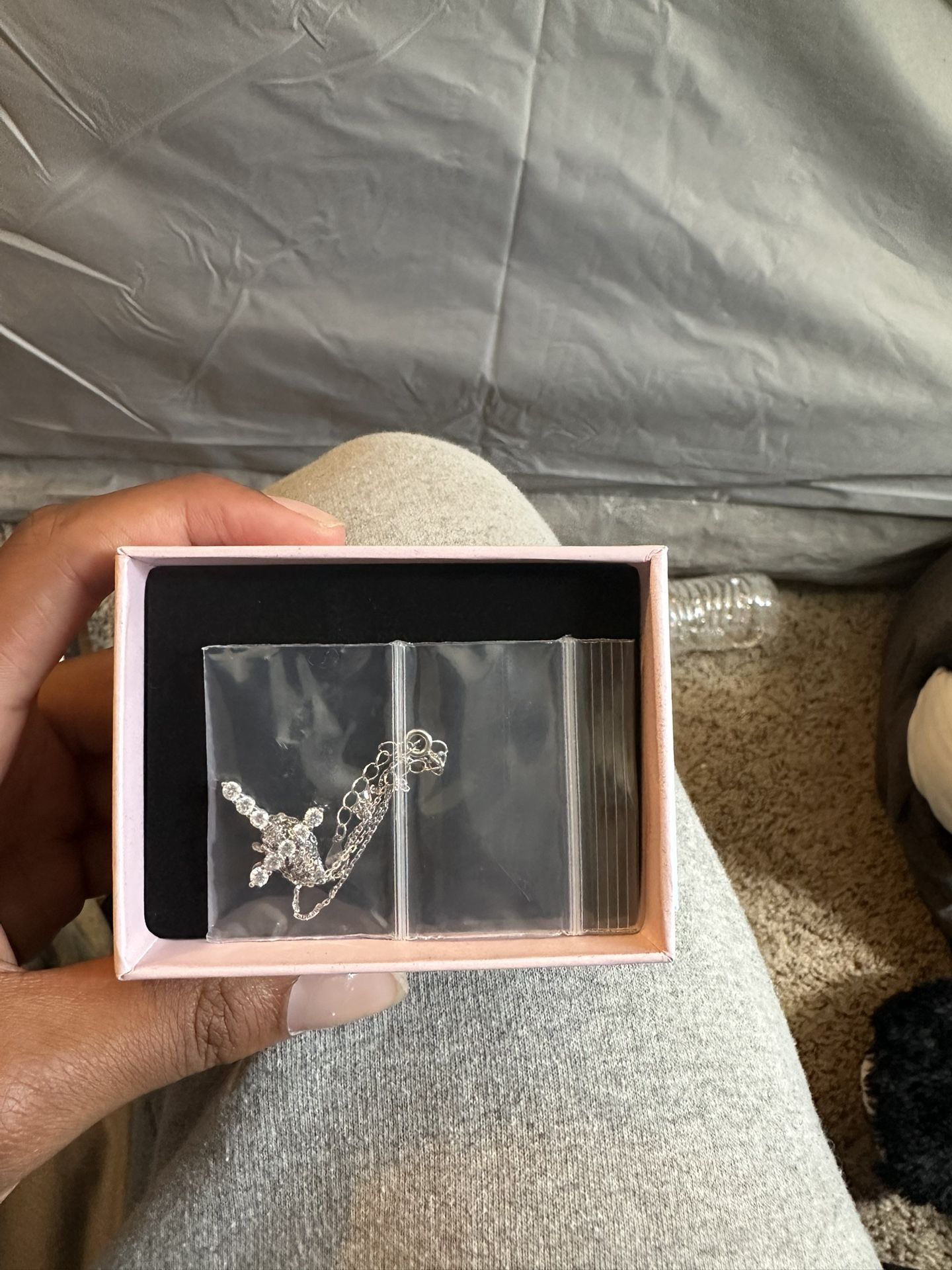 Moissanite Cross Chain