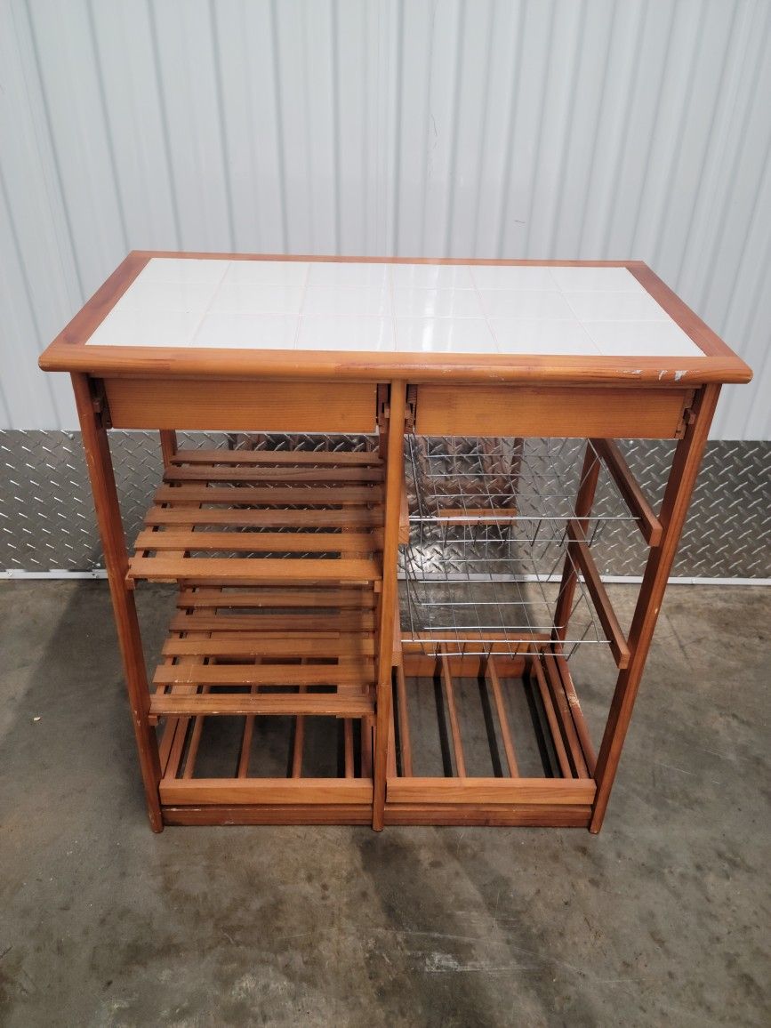 Kitchen Island / Utensil Rack