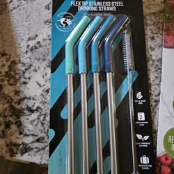 New Metal Straw Pack