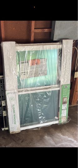 White Vinyl Plygem window new
