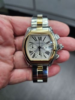 Cartier Roadster XL Chronograph Two Tone Automatic Men Watch