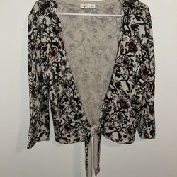 Open Floral Cardigan 