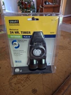 Smart outdoor 24 hour timer