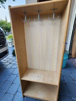 Wooden  Dress Up/Bookshelf Center