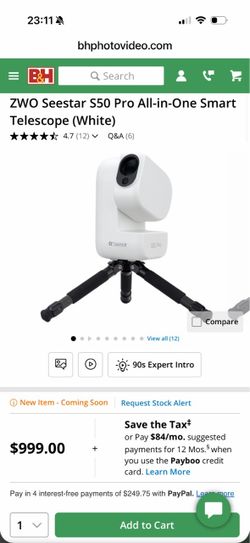 Seestar S50 Pro Smart Telescope