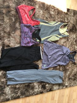 Workout clothes size small