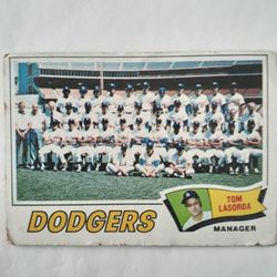 DODGERS BASEBALL CARD