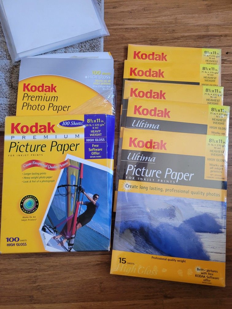 Kodak Ultima Picture Premium Picture Paper Inkjet