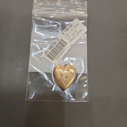 Heart Locket 14kt 3.5grms 1inch 