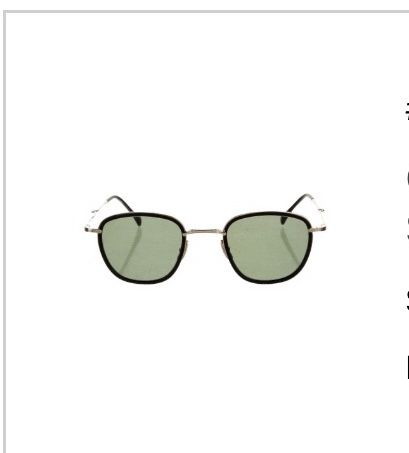 Garrett Leigh Square Tinted Sunglasses 