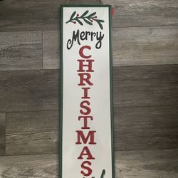 Metal Christmas Home Decor Sign