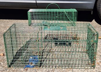 Live Animal Cage Traps - Large & Small