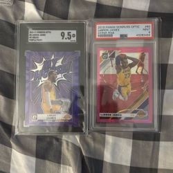 Graded LeBron Refractor Set