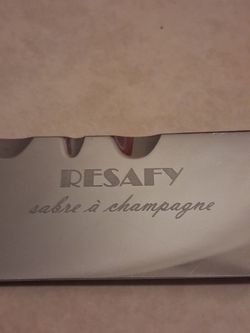 Resafy Stainless Steel Champagne Saber / Wine Opener