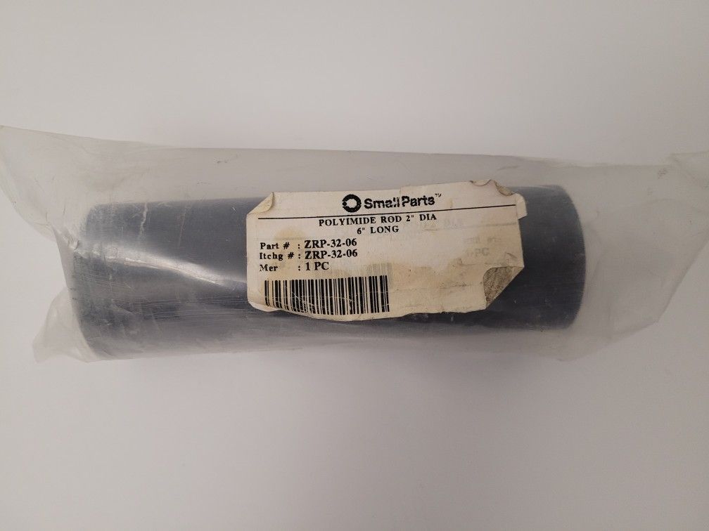 Small Parts Polyimide Rod (PI) ZRP-32-06 Standard Tolerance 2" Dia 6" L