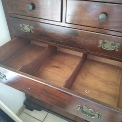 Antique Cherry Wood Dresser