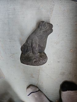 Lucky Frog Incense Stock Holder Heavy Duty Stone