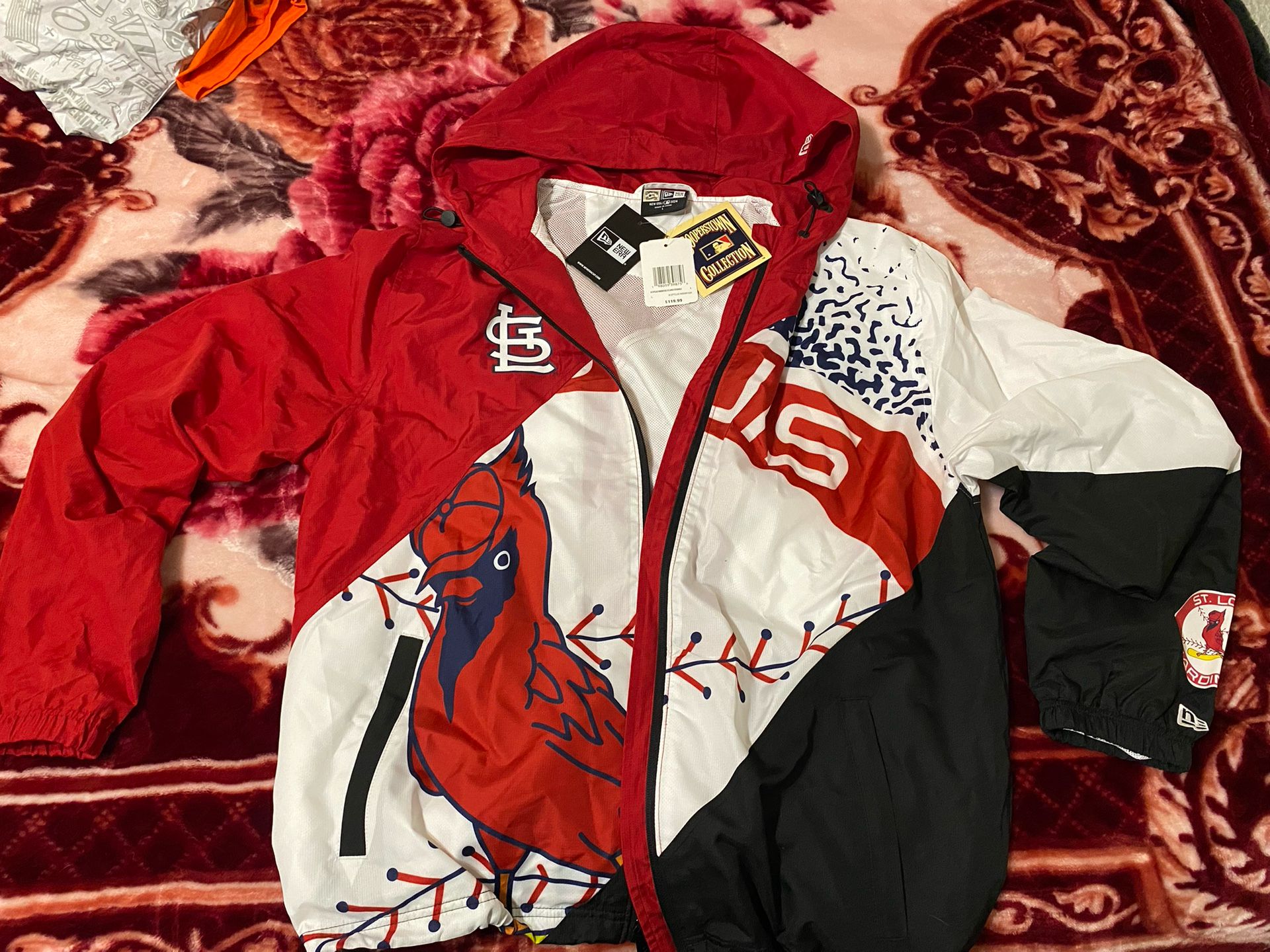 St Louis Cardinals Classic New Era Windbreaker