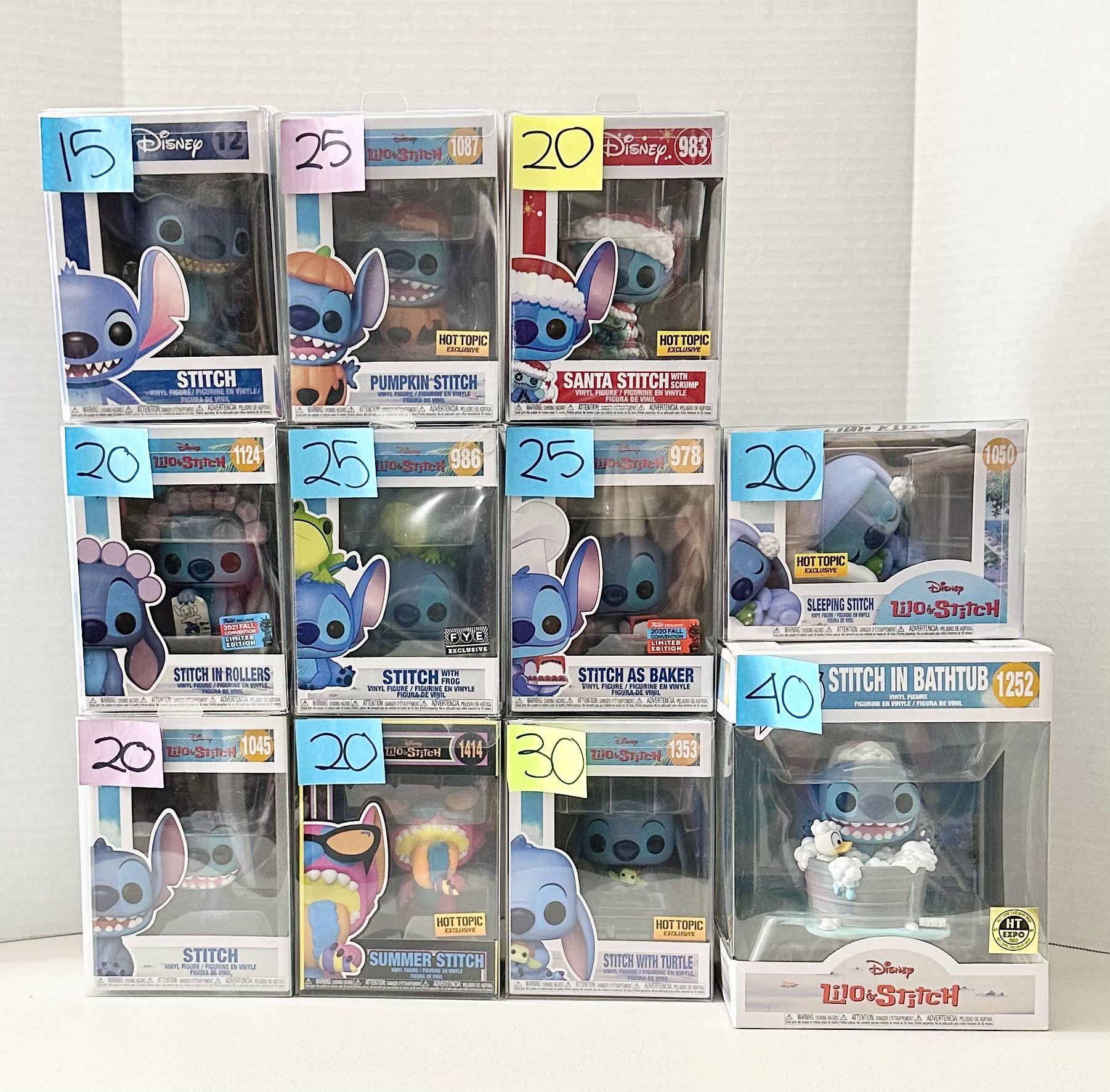 DISNEY STITCH FUNKO POPS FOR SALE.