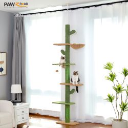 Cat Tree Cactus Floor To Ceiling Tower