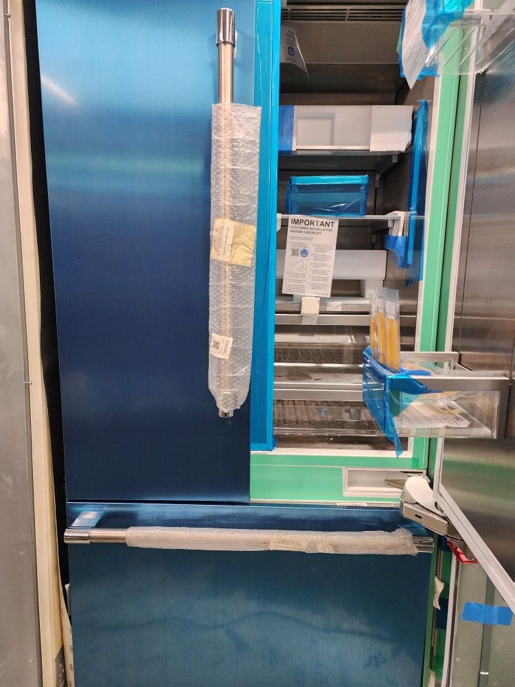 New Thermador Built In Refrigerator Panel Ready With Stainless Panels