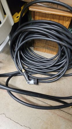 Garden hose with nozzles