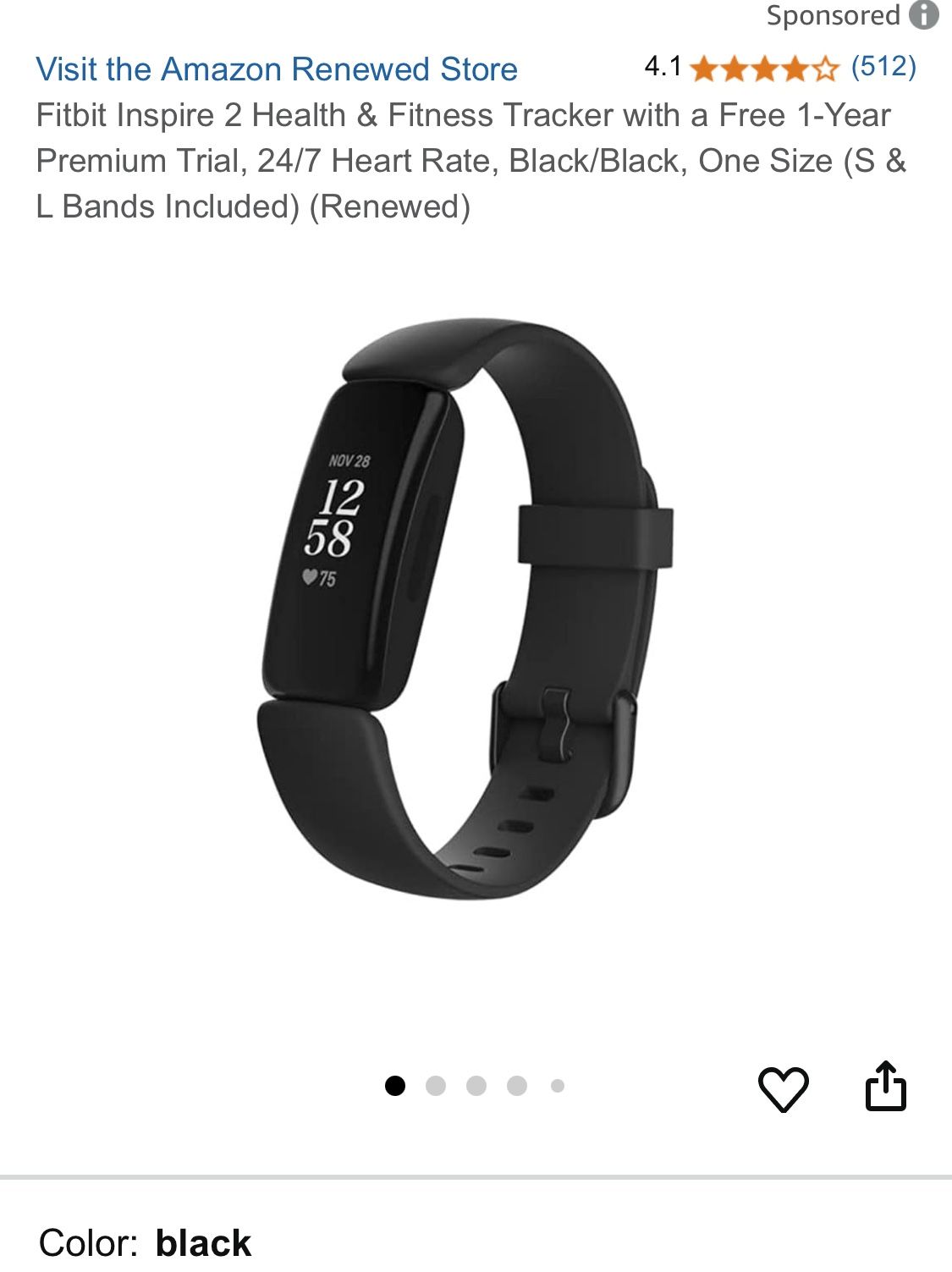 Fitbit Fitness Tracker