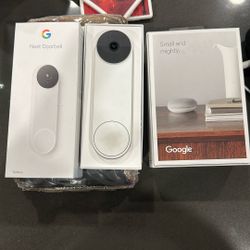 Google Nest And Goggle Nest Door Bell Camera