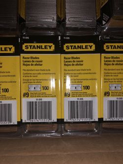 Stanley Razor Blades