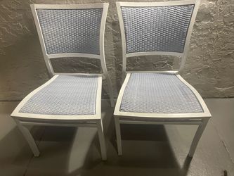 Summer Classics Aire Outdoor Patio Dining Chairs - Weather-Resistant Wicker