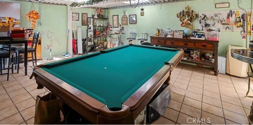 Pool Table and Piano