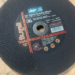 12”. METAL. Cutting Wheel