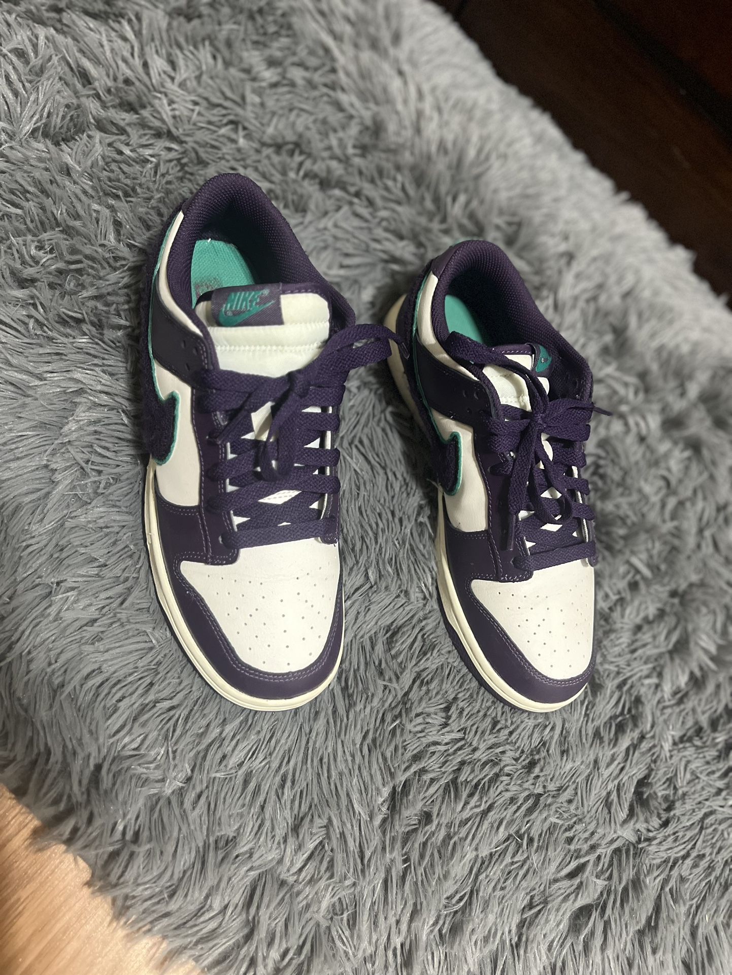 Nike Dunk Low Retro Grand Purple Sail Neptune Green Men's Size