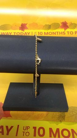 Cable Bracelet - Yellow Gold 14k (.585) 2.8 grams 7 inch
