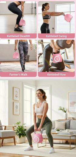 Kettlebell Set - 7in1 Kettlebells, Choose 22.5 lb or 44 lb