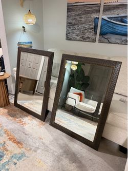 Twin, Brown Accent Mirrors (42x30)